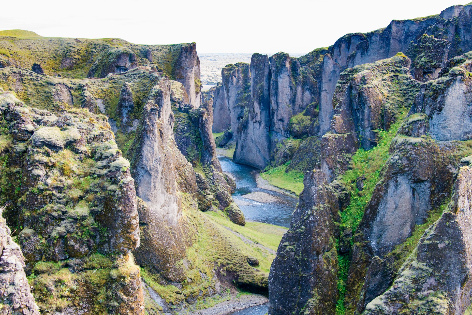 Fjaðrárgljúfur Canyon in Iceland